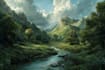 make stunning fantasy landscapes, fast