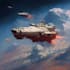 make a sci fi spaceship art