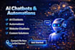 develop custom ai chatbot, automation