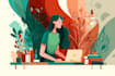 design 2d realistic characters, vector art