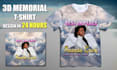 design memorial funeral program rip in loving memory tshirt design