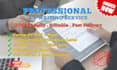 write a professional ats friendly CV, resume, cover letter, and linkedin profile