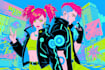 draw cyberpunk pop art anime characters