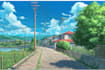 do anime background in anime style