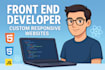 create a responsive modern website using HTML CSS javascript