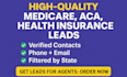 provide bucketie insurance leads for aca, medicare, and final expense campaigns