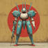 do anime style mecha robot illustrations