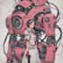 make a mecha robot art and illustration