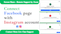 connect instagram with the facebook page