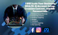 manage  fb,ig account setup, creative content ROI focused ads