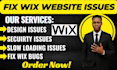 fix wix website bugs errors layout responsive seo cms issues wix studio issue