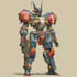 draw high quality robot, mecha concepts