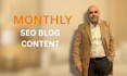 be your monthly blog content writer