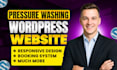 create pressure washing website for your business