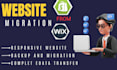 professional migration from shopify to wix