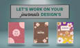 notebook, journal, cover design