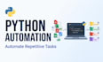 create a python script to automate repetitive file and data tasks