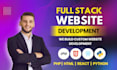 build custom website development as full stack web developer