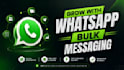 send whatsapp bulk messages and promotion via whatsapp API