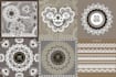 vector lace border design