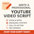 write a professional youtube video script for your channel