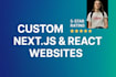 develop your custom website as a full stack developer
