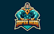 create awesome superhero mascot character and mascot logo
