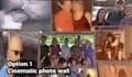 create a cinematic tribute slideshow with professional american male narration