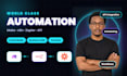 build make, zapier and n8n automation workflows