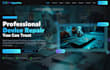 create computer repair website mobile repair website electronic phone website