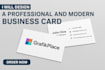 design a professional business card ready to print