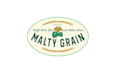 design unique super malty grain logo