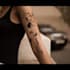 custom an abstract black tattoo design
