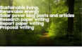 write on environment, sustainability, climate change content, blogs, articles