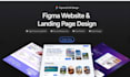 design a modern figma landing page or uiux website