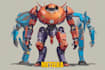 draw high quality robot, mecha concepts