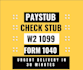 create professional paystub, checkstub, pay stubs