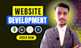 do custom website development, business website, frontend, full stack developer