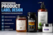 design professional product label and packaging label