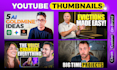 design clean youtube thumbnails for your videos