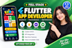 create a flutter app for android and ios with rest API