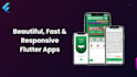build responsive flutter app with dotnet API for android and ios