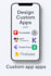 design custom apps with thunkable, replit mit kodular flutterflow bylnk firebase