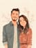 cartoonize your couple portrait