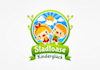 design awesome kids kinder garden logo