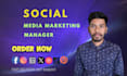 manage social media with creative strategy