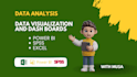 do data analysis, data visualisation, excel dashboard, power bi dashboard, sps