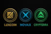 do crypto, cryptocurrency, crypto token and crypto coin logo