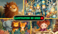 draw children book illustration and picture book illustrator