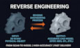 do reverse engineering from stl mesh to step or cad models
